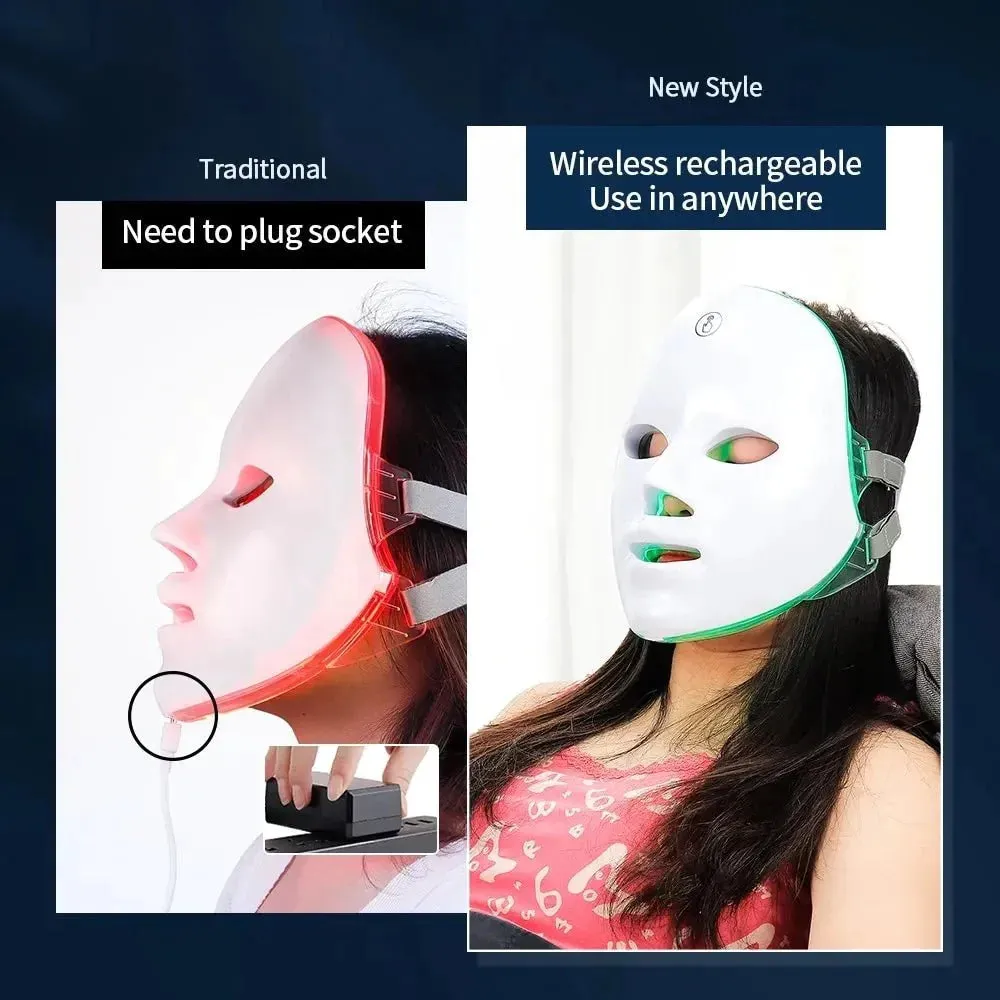 #1 Wireless Led Face Mask Therapy