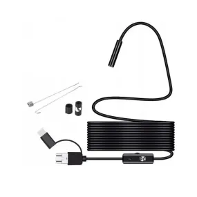 10M 3 In 1 Usb, Micro Usb And Type C Endoscope Ca-3