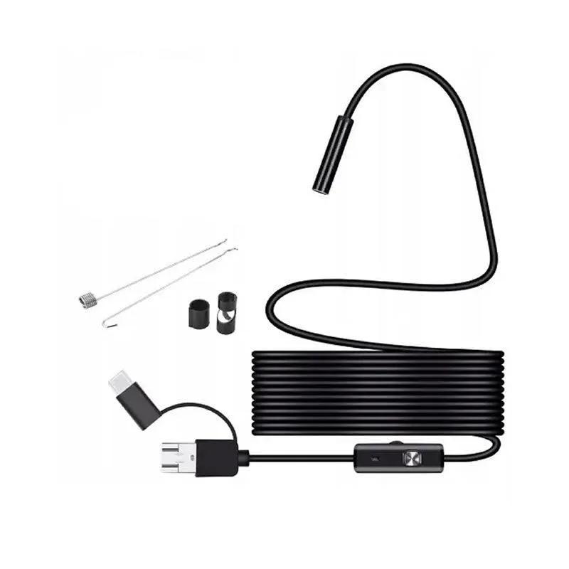 10M 3 In 1 Usb, Micro Usb And Type C Endoscope Ca-3