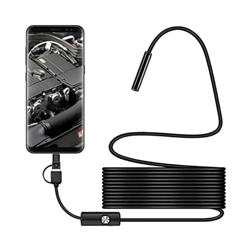 10M 3 In 1 Usb, Micro Usb And Type C Endoscope Ca-3