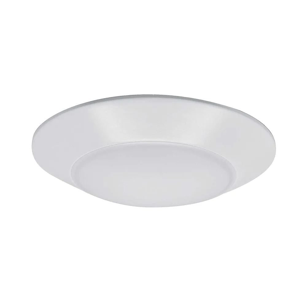 15W 7.5in. Round White Dimmable 5-CCT Tunable LED Ceiling Light - 110 Degrees Beam - 120V Direct Wiring - 1000 Lm