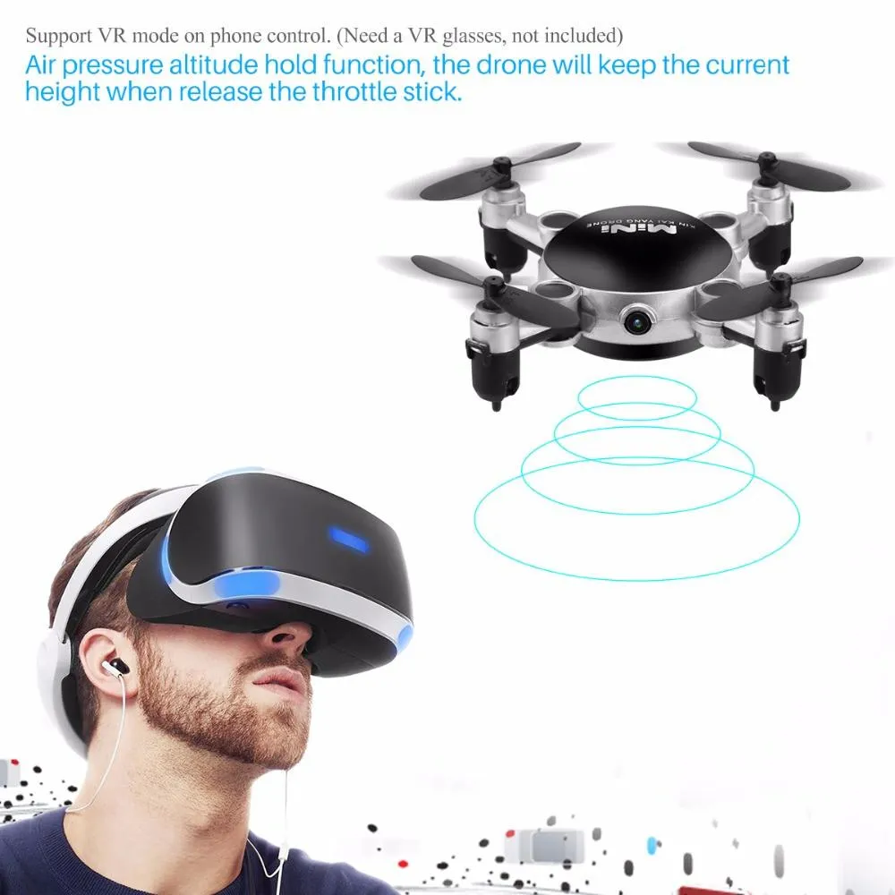 2.4G 4CH 6-Axis Gyro 360 Degree Roll Foldable RC Quadcopter with Camera
