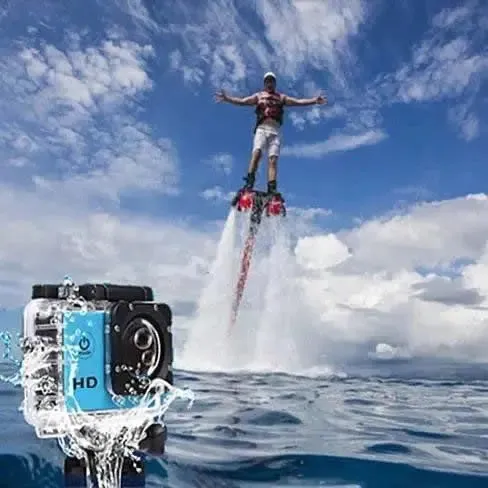 4K Action Pro Waterproof UHD Wi-Fi Camera with RF Remote and Accessories