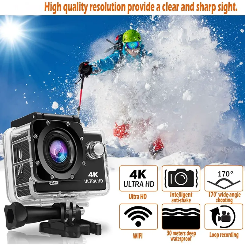 4K Ultra Hd Multipurpose Underwater Sports Camera Ab-F001