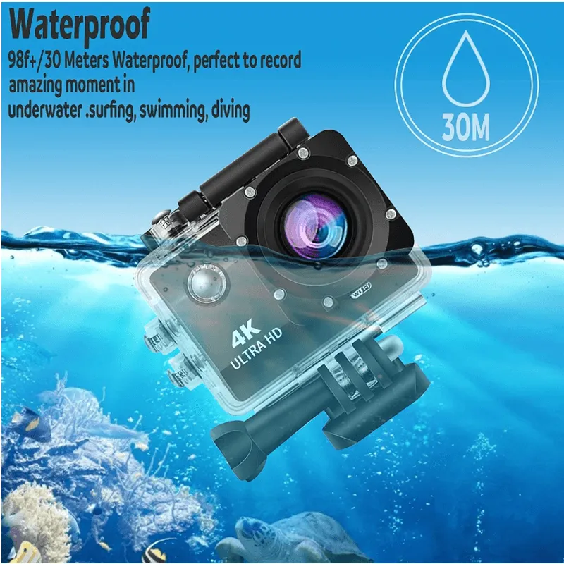 4K Ultra HD Multipurpose Underwater Sports Camera Q-K999
