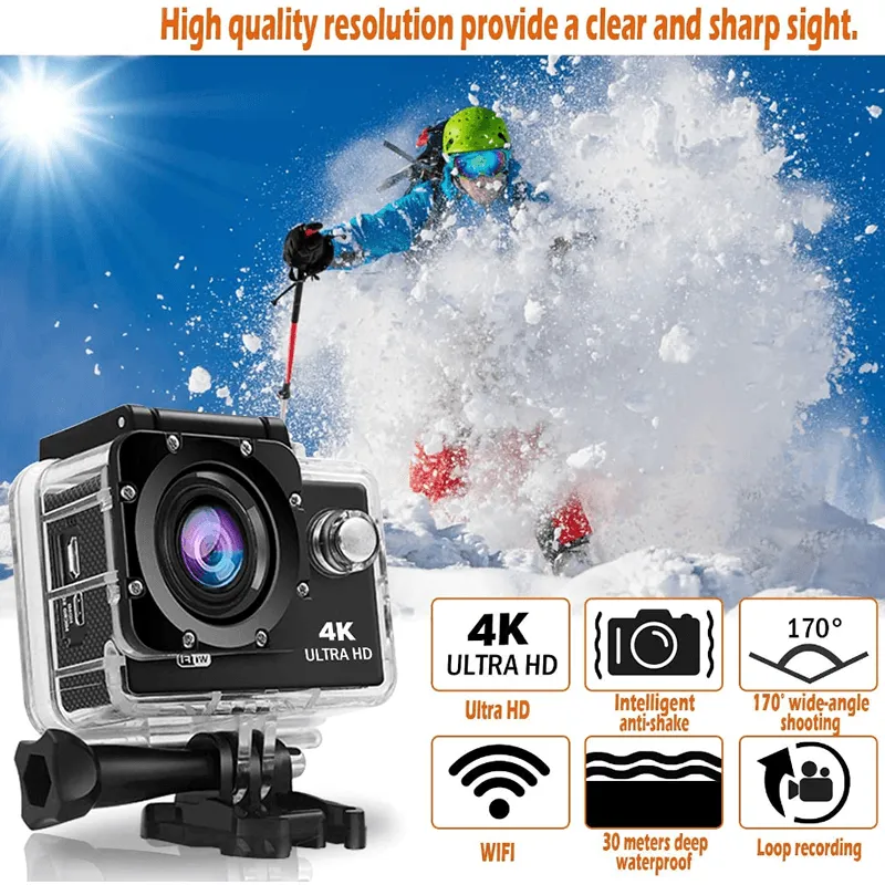 4K Ultra HD Multipurpose Underwater Sports Camera Q-K999