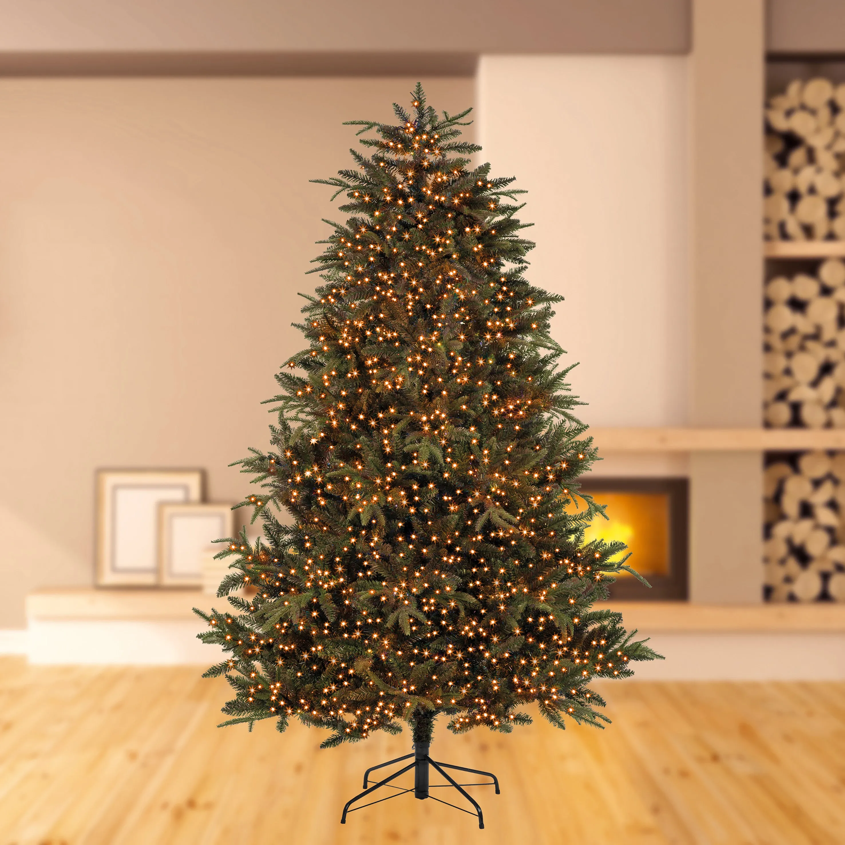 500 Multi Action LED TreeBrights Christmas Tree Lights - Vintage Gold
