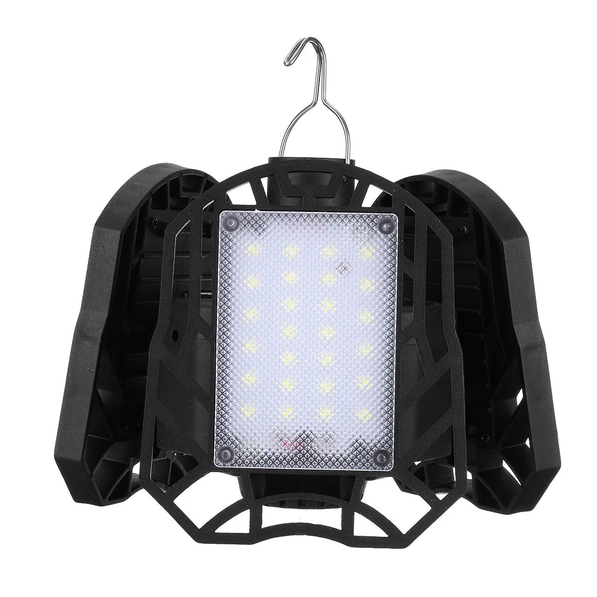 60W 120W LED Garage Light Bulb Deformable Ceiling Fixture Lights Workshop Lamp USB Direct Charging