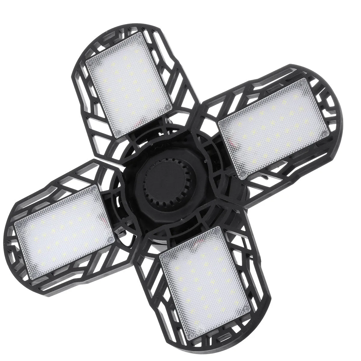 60W 120W LED Garage Light Bulb Deformable Ceiling Fixture Lights Workshop Lamp USB Direct Charging