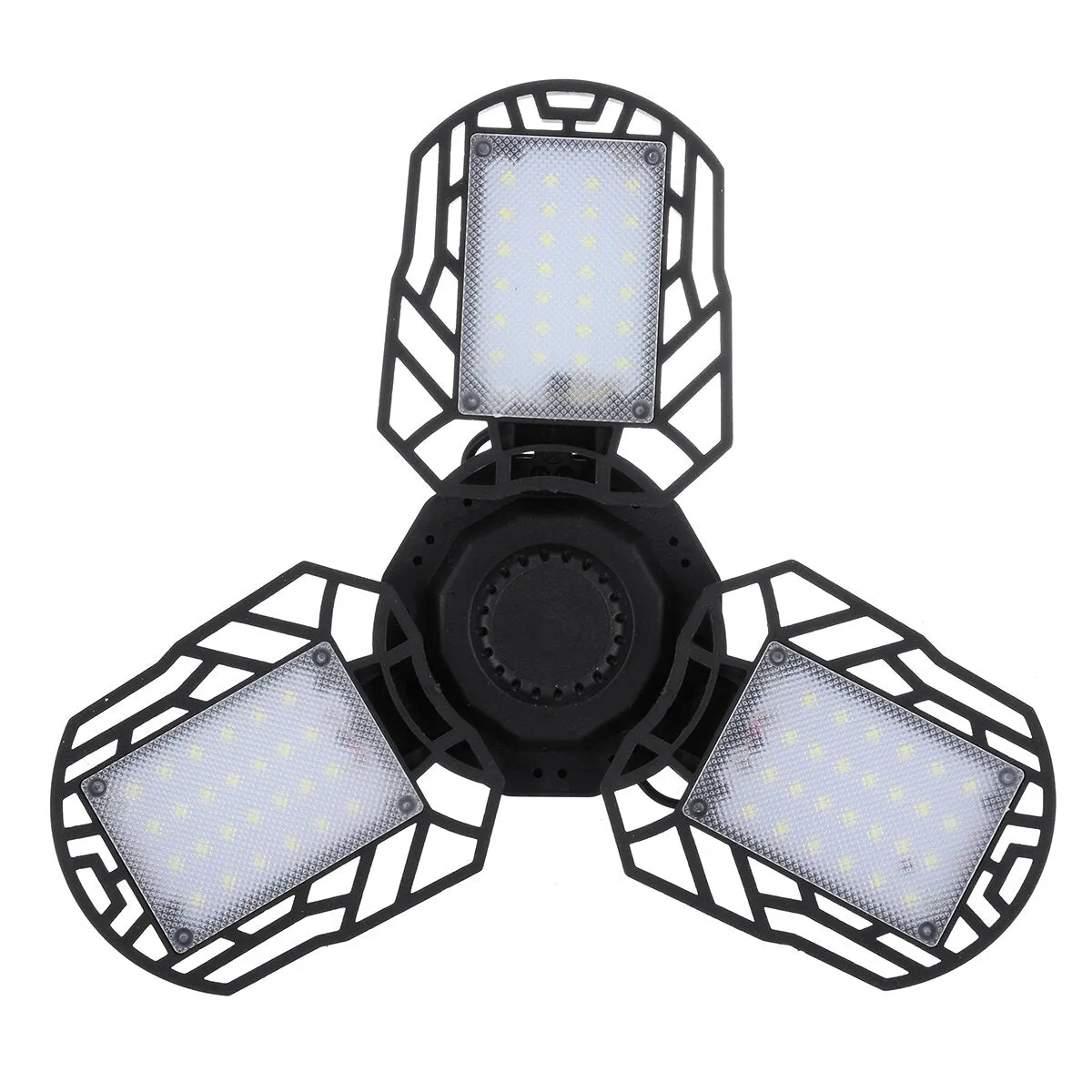 60W 120W LED Garage Light Bulb Deformable Ceiling Fixture Lights Workshop Lamp USB Direct Charging