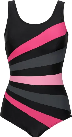 Abecita Women&#x27;s Action Swimsuit Black/Pink | Buy Abecita Women&#x27;s Action Swimsuit Black/Pink here | Outnorth