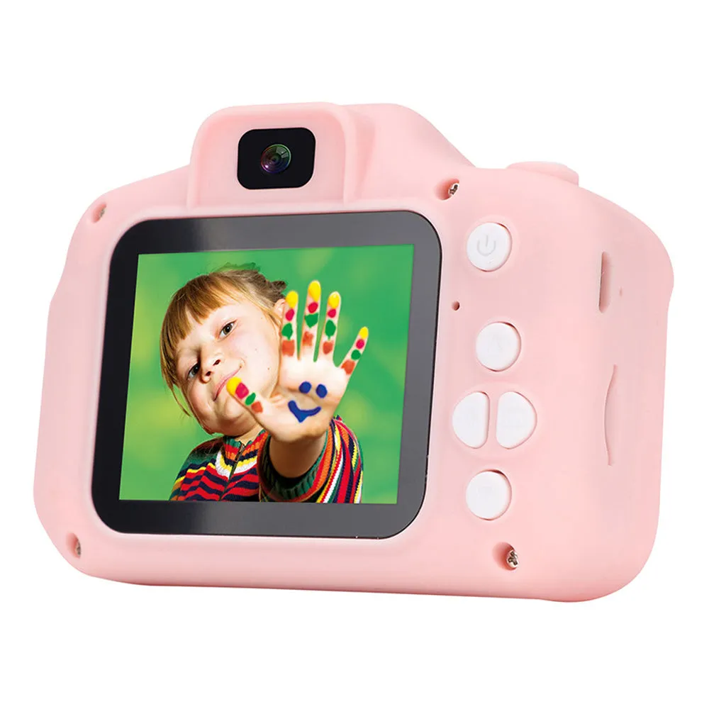 AGFAPHOTO Realikids Cam Mini (ARKCM) 12MP Digital Camera with CMOS Front / Rear Sensor, HD 720p Video Capture, 2" LCD Screen Display and Max 32GB Memory Storage Support for Point and Shoot Photo Video | Blue, Pink