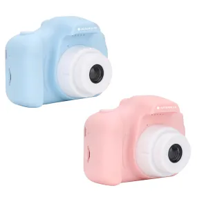 AGFAPHOTO Realikids Cam Mini (ARKCM) 12MP Digital Camera with CMOS Front / Rear Sensor, HD 720p Video Capture, 2" LCD Screen Display and Max 32GB Memory Storage Support for Point and Shoot Photo Video | Blue, Pink