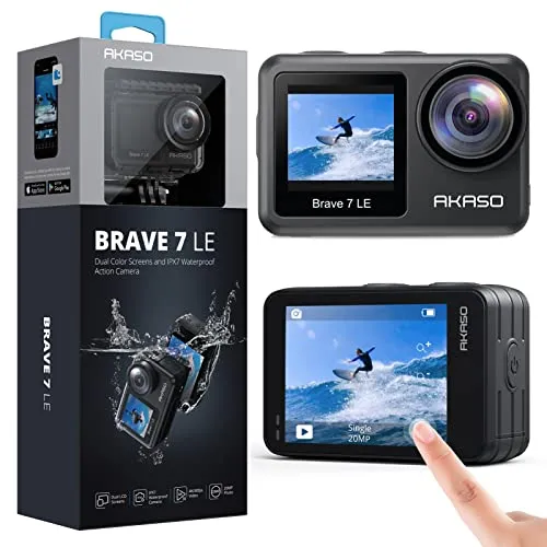 AKASO Brave 7 LE 4K30FPS 20MP WiFi Action Camera