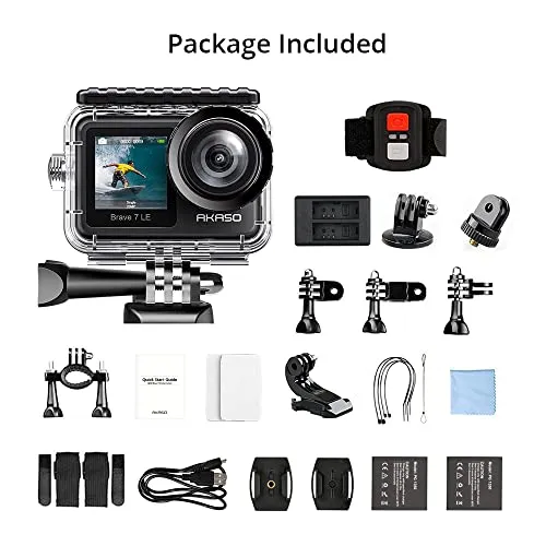AKASO Brave 7 LE 4K30FPS 20MP WiFi Action Camera