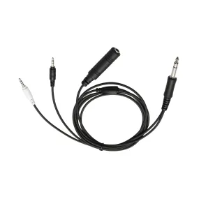 Aviation Headset Flight Audio Recording Cable