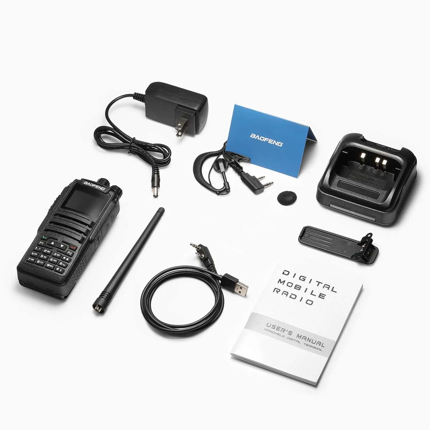 Baofeng DM-1701 DMR | Dual Band | 5W | 120K Contacts Import | SMS Function
