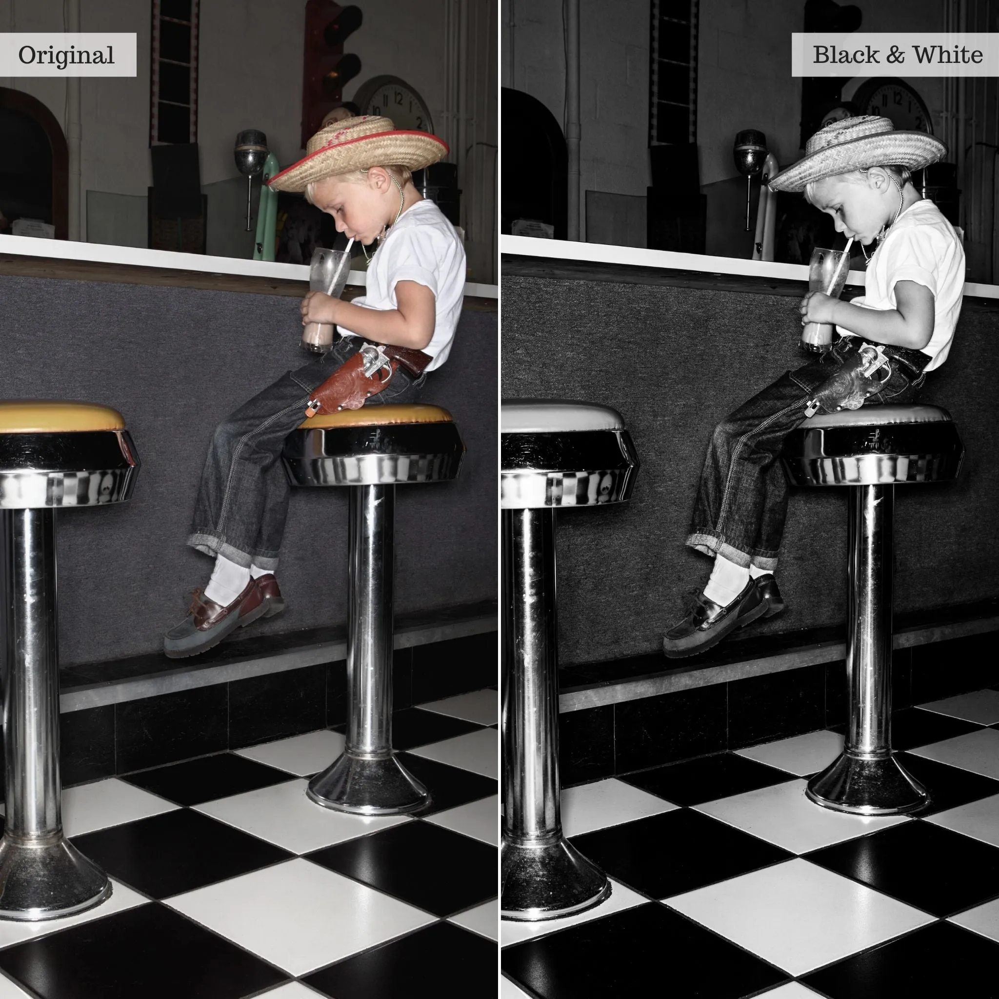 Black & White Instagram Presets for Lightroom Mobile & Desktop
