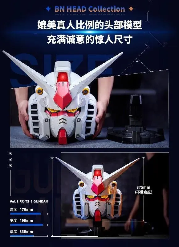 BN Head Collection Vol.1 RX-78-2 Gundam (P-Bandai)
