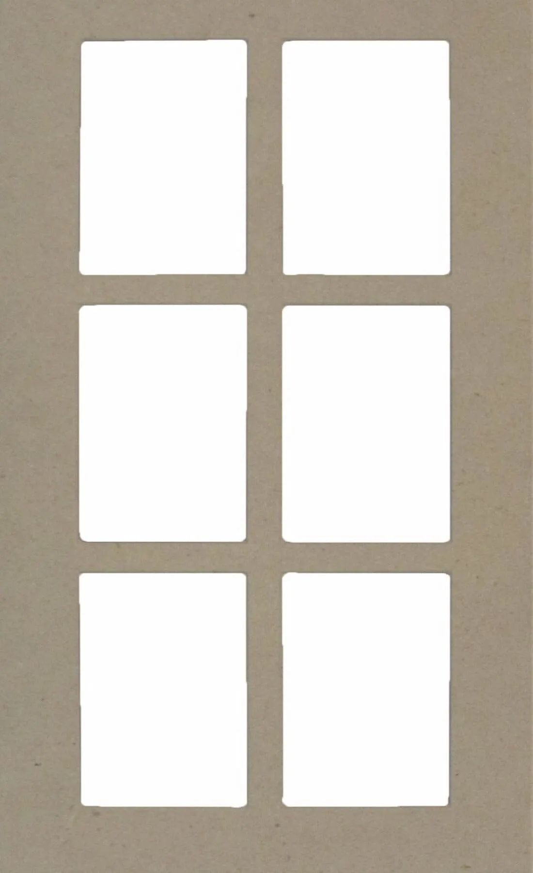 Boca Thermofoil Shaker Mullion Custom Cabinet Doors - 6 lite