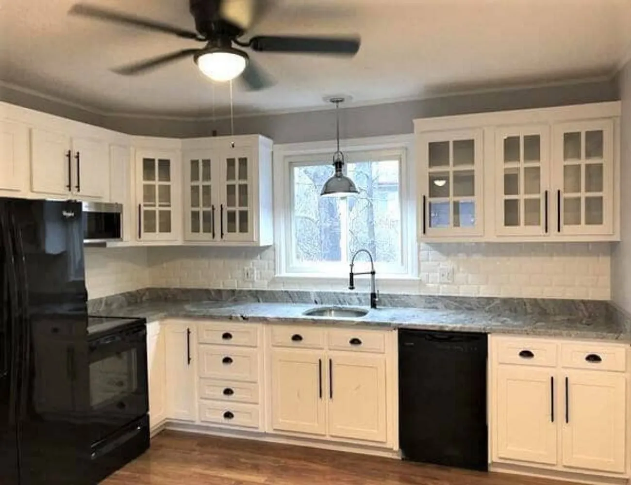 Boca Thermofoil Shaker Mullion Custom Cabinet Doors - 6 lite