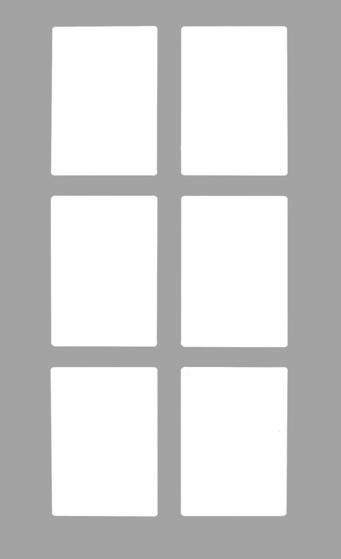 Boca Thermofoil Shaker Mullion Custom Cabinet Doors - 6 lite