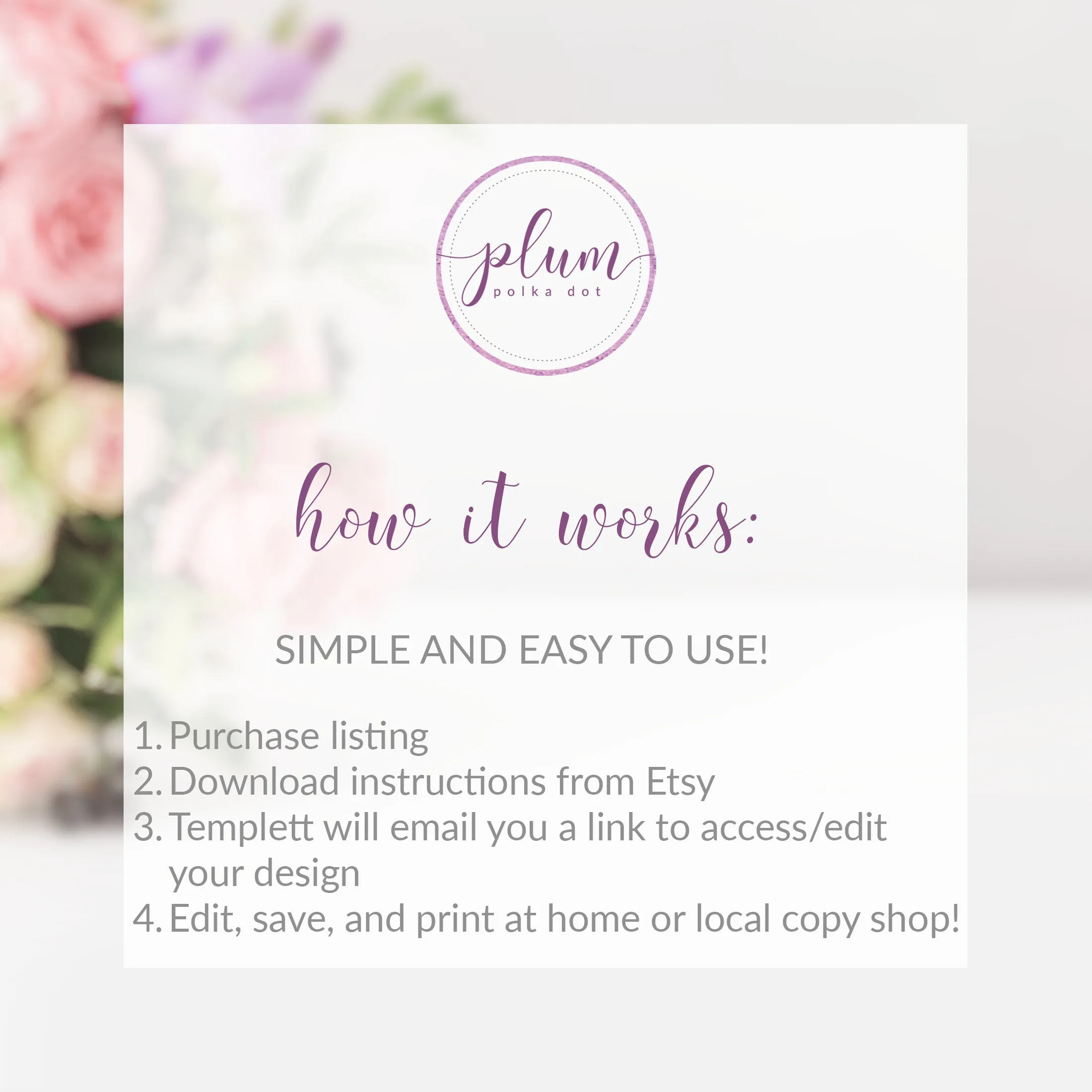 Boho Rose Baby Girl Dedication Welcome Sign Template, Printable Large Welcome Sign, Editable INSTANT DOWNLOAD - BR100