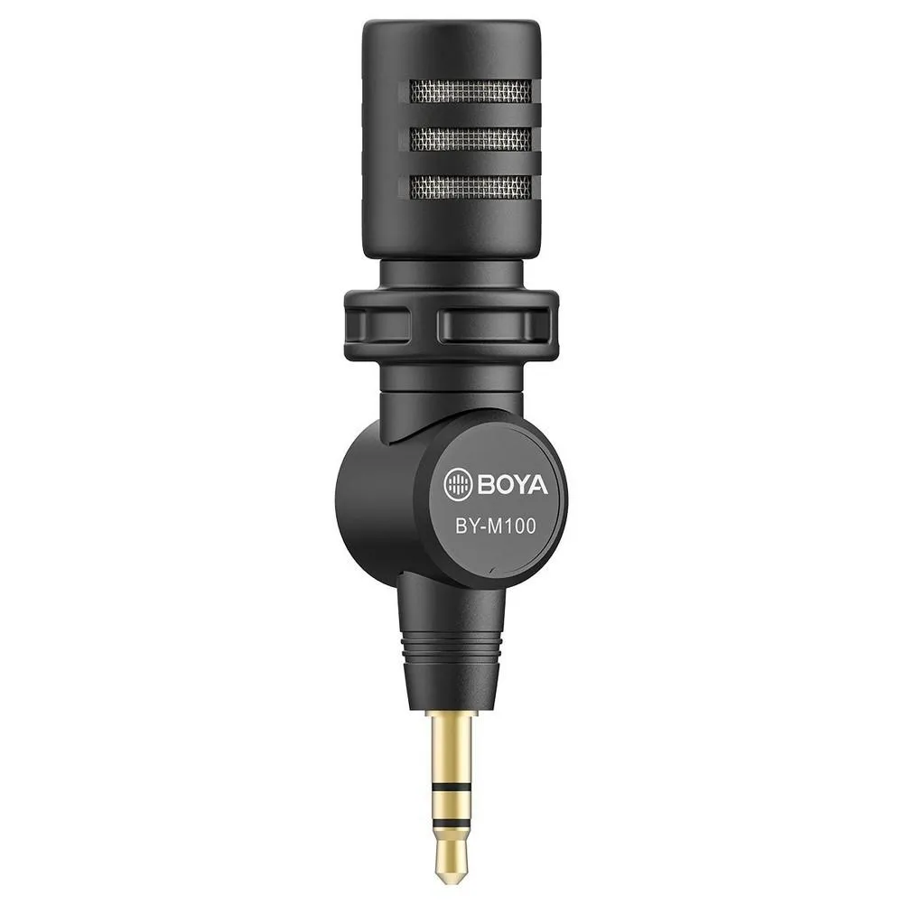 BOYA BY-M100 Plug & Play Microphone (3.5mm) for DSLR, Camcorder & Recorder
