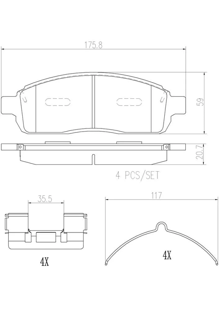 Brembo Disc Brake Pad and Rotor Kits KT00595