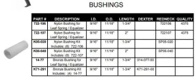 Bronze Leaf Spring Bushing 14-77