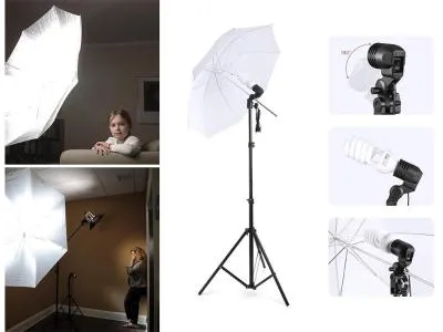 Camera Photography Studio Umbrella Continuous Lighting Kit