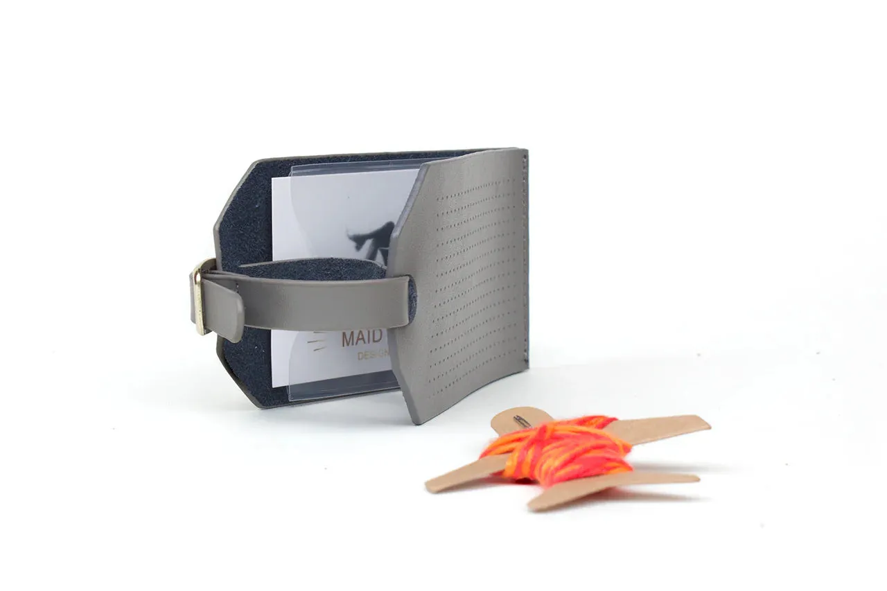 CHASING THREADS • Stitch Your Own Luggage Kit • Grey • NEW