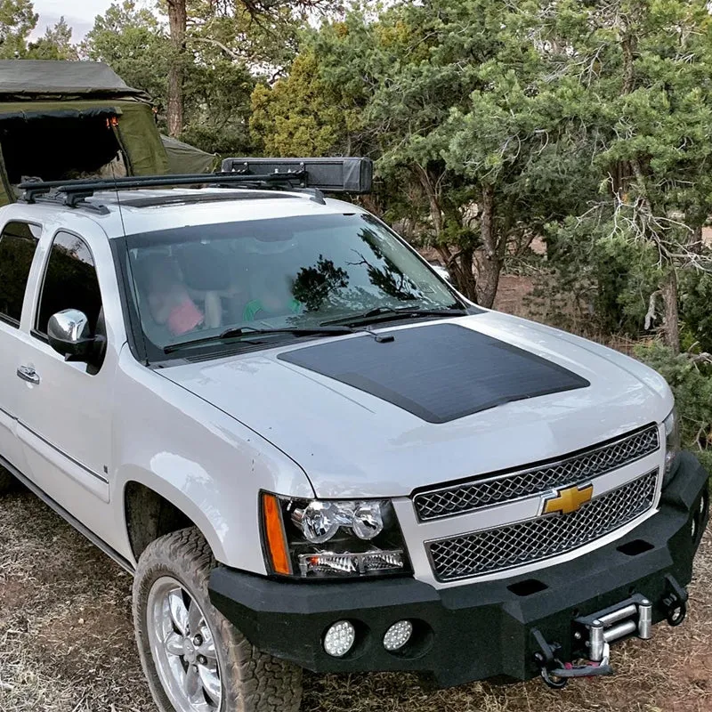 Chevrolet Avalanche 1st&2nd Gen(2001-2013) Lensun 100W Hood Flexible Solar Panel