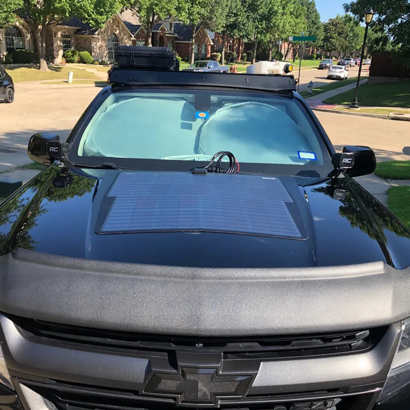Chevrolet Colorado (2015-2022) Lensun 90W Hood Flexible Solar Panel