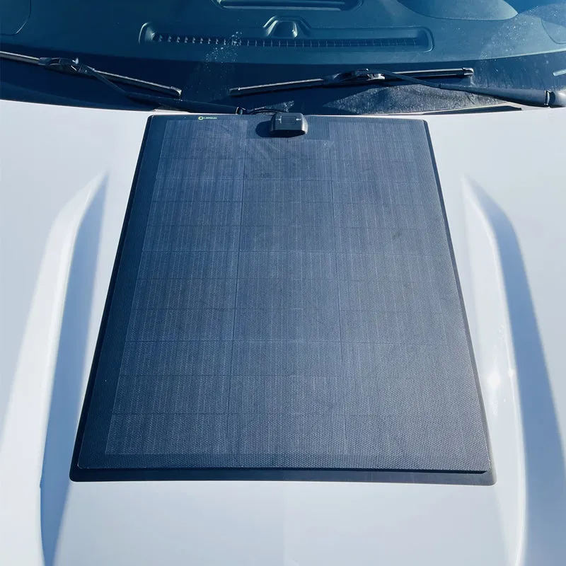 Chevrolet Silverado 1500 4th Gen(2019-Present) Lensun 60W Hood Flexible Solar Panel