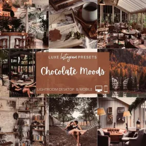 Chocolate Moods Instagram Presets for Lightroom Mobile & Desktop