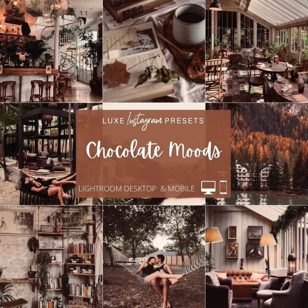 Chocolate Moods Instagram Presets for Lightroom Mobile & Desktop