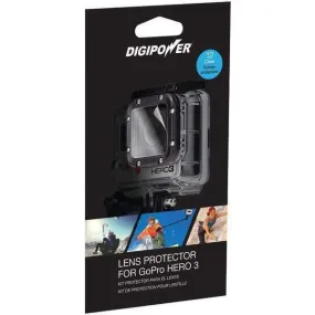 DIGIPOWER LP-GPH3 Lens Protector with 12 Clear Screens for GoPro Hero3