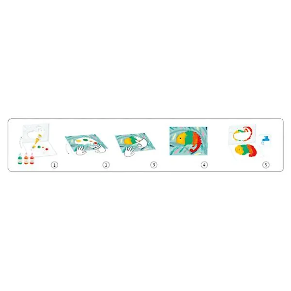 Djeco Squirt & Spread Painting Kit - Animals