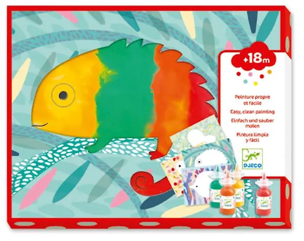 Djeco Squirt & Spread Painting Kit - Animals