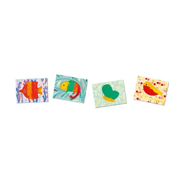 Djeco Squirt & Spread Painting Kit - Animals