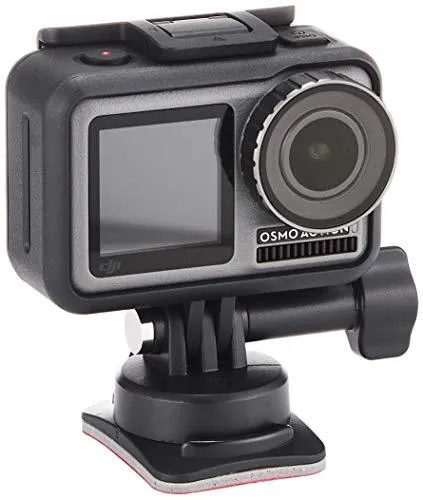 DJI Osmo Action - 4K Action Cam 12MP Digital Camera with 2 Displays 36ft Underwater Waterproof WiFi HDR Video 145° Angle, Black