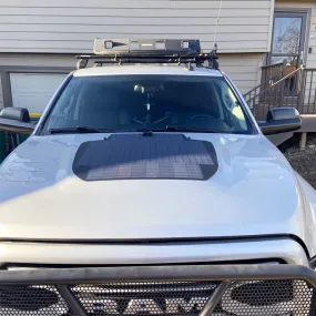 Dodge Ram HD 4th Gen(2010-2018) 2500 3500 Lensun 80W Hood Flexible Solar Panel