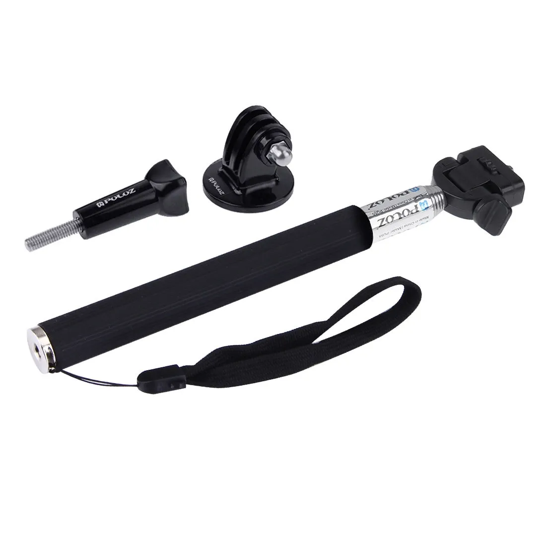 Extendable Handheld Selfie Monopod for GoProNEW HERO /HERO7 /6 /5 /5 Session /4 Session /4 /3  /3 /2 /1, DJI Osmo Action, Xiaoyi and Other Action Camera