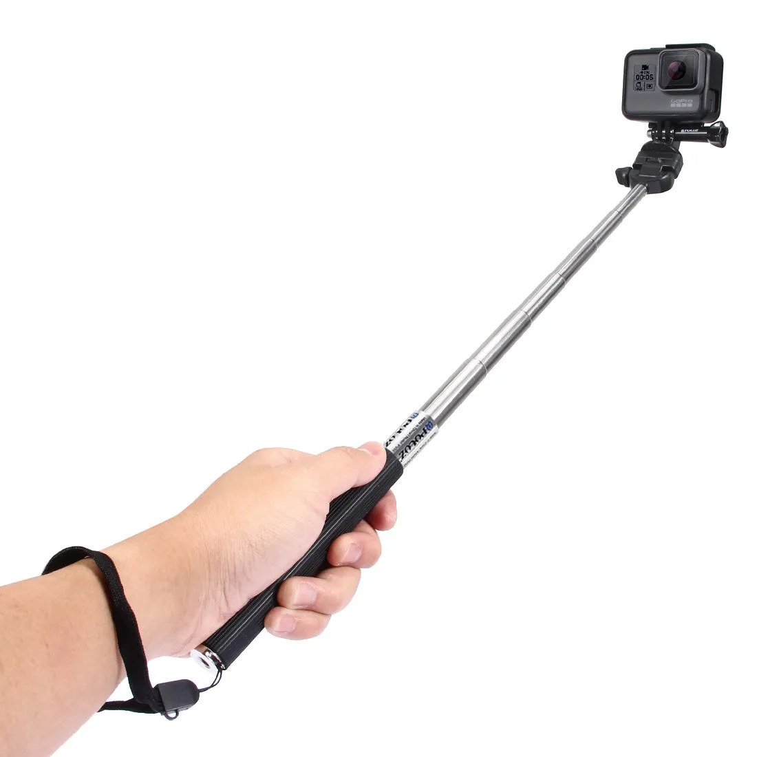 Extendable Handheld Selfie Monopod for GoProNEW HERO /HERO7 /6 /5 /5 Session /4 Session /4 /3  /3 /2 /1, DJI Osmo Action, Xiaoyi and Other Action Camera