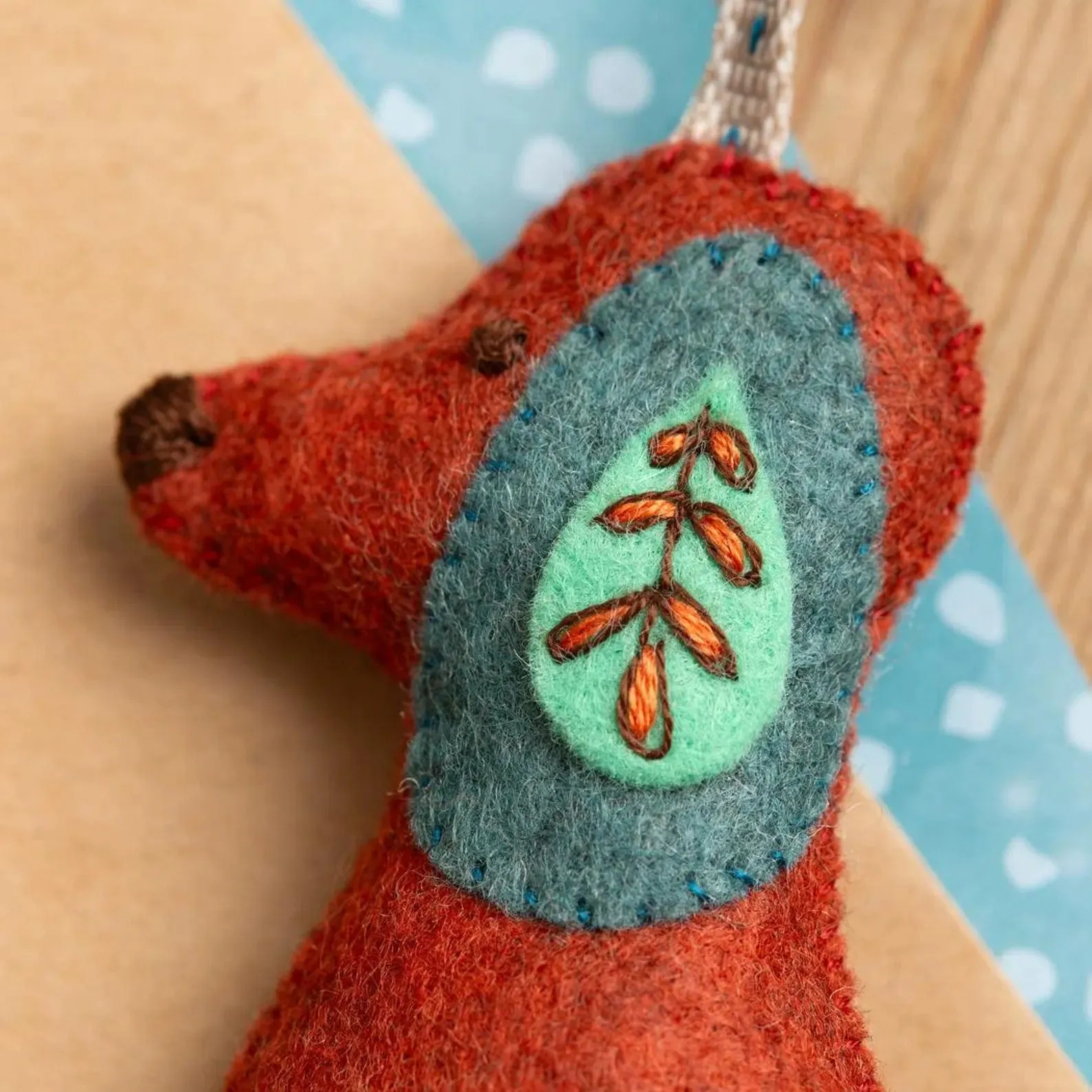 Folk Dog - Corinne Lapierre Embroidery Kit