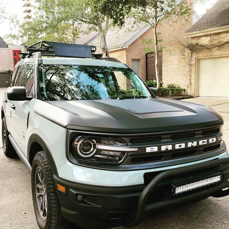 Ford Bronco Sport(2021-Present) Lensun 65W Hood Flexible Solar Panel