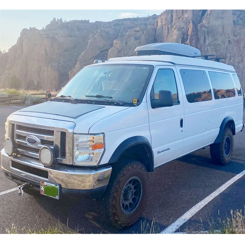 Ford Cargo Van (2018-Present) E250 E350 E450 Lensun 105W Hood Solar Panel