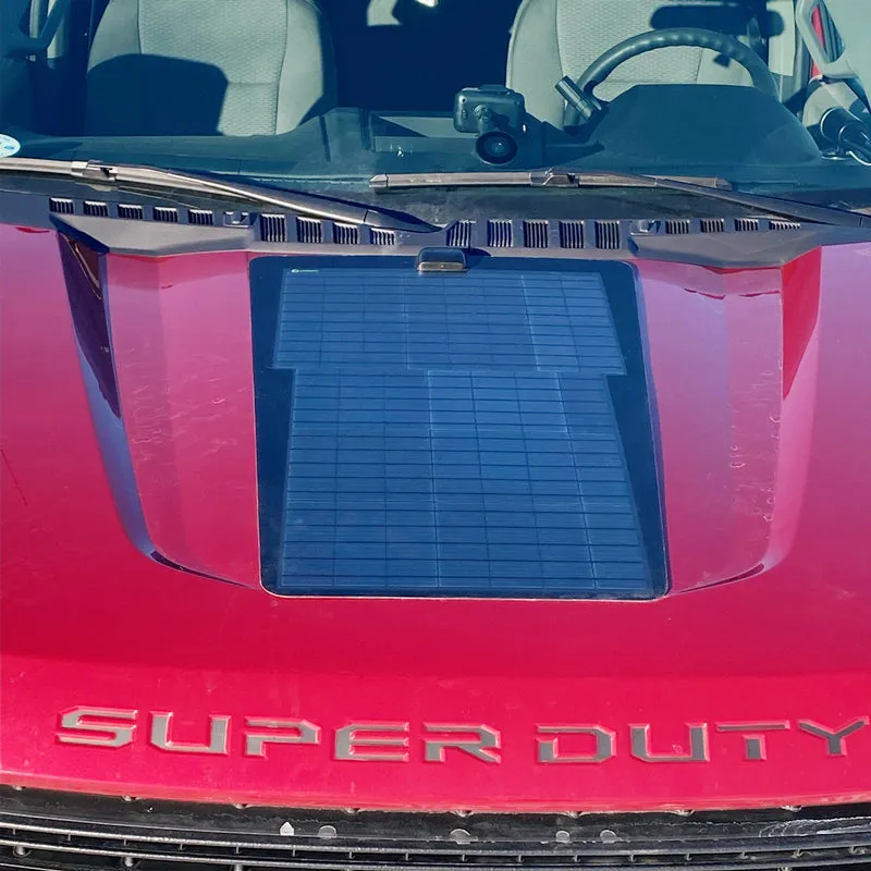 Ford Super Duty 4th Gen(2017-2022) F250 Lensun 65W Hood Flexible Solar Panel