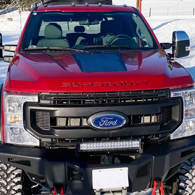 Ford Super Duty 4th Gen(2017-2022) F250 Lensun 65W Hood Flexible Solar Panel